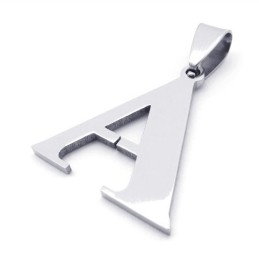 Μενταγιόν Από Τιτάνιο Με Το Γράμμα "A"