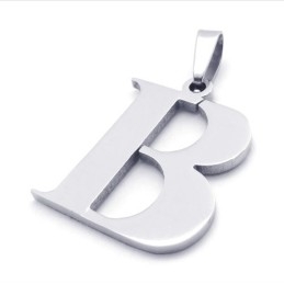 Μενταγιόν Από Τιτάνιο Με Το Γράμμα "B"