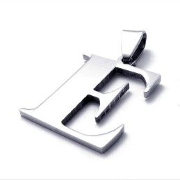 Μενταγιόν Από Τιτάνιο Με Το Γράμμα E