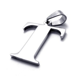 Μενταγιόν Από Τιτάνιο Με Το Γράμμα "T"