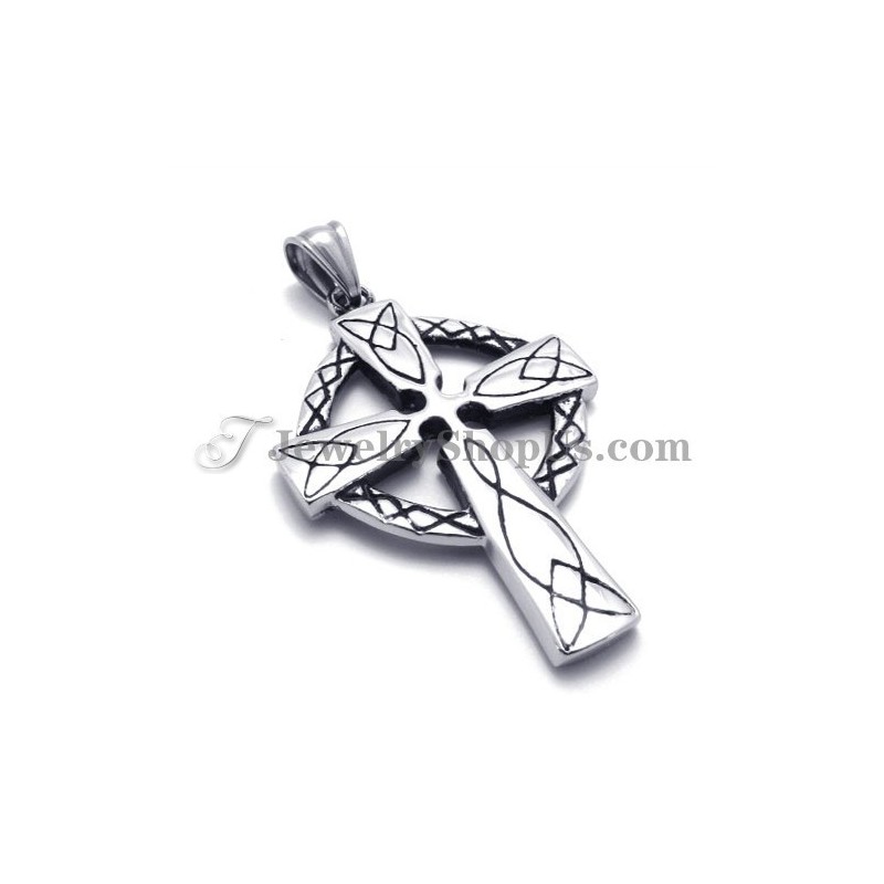 Κομψό Μενταγιόν Σταυρού Από Τιτάνιο