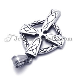 Κομψό Μενταγιόν Σταυρού Από Τιτάνιο