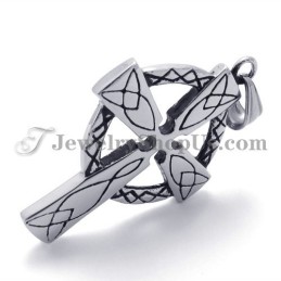 Κομψό Μενταγιόν Σταυρού Από Τιτάνιο