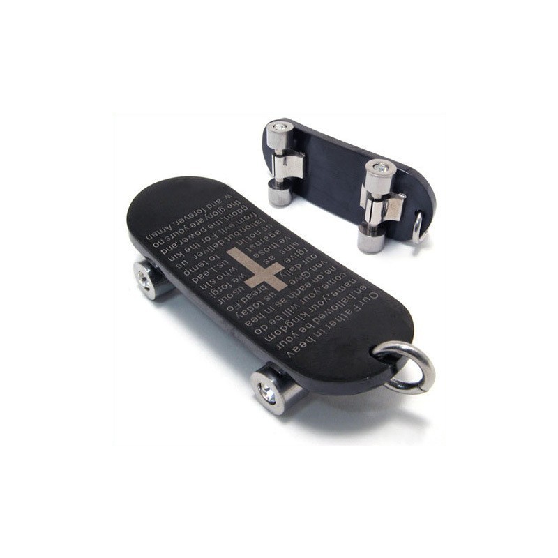 Ανδρικό Κολιέ Με Σταυρό Σε Σχήμα Κρεμαστού Κοσμήματος Από Τιτάνιο