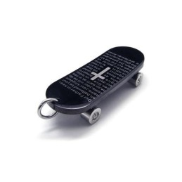 Ανδρικό Κολιέ Με Σταυρό Σε Σχήμα Κρεμαστού Κοσμήματος Από Τιτάνιο