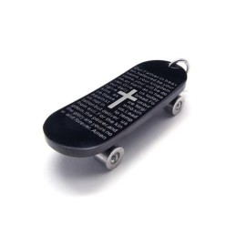 Ανδρικό Κολιέ Με Σταυρό Σε Σχήμα Κρεμαστού Κοσμήματος Από Τιτάνιο