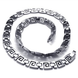 Επιδέξια Κατασκευή Χρώματος Λαμπρότητας Εξαιρετικής Ποιότητας Σετ Κοσμημάτων Τιτανίου Που Περιλαμβάνει Κολιέ, Βραχιόλι