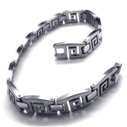 Επιδέξια Κατασκευή Χρώματος Λαμπρότητας Εξαιρετικής Ποιότητας Σετ Κοσμημάτων Τιτανίου Που Περιλαμβάνει Κολιέ, Βραχιόλι