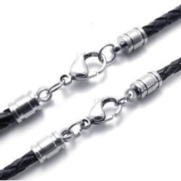 Κολιέ Από Δέρμα Τιτανίου Υψηλής Ποιότητας Με Λεπτή Σχεδίαση Και Ντελικάτα Χρώματα