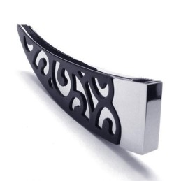 Ανδρικό Μαύρο Κολιέ Lance Pure Titanium 6588