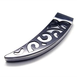 Ανδρικό Μαύρο Κολιέ Lance Pure Titanium 6588