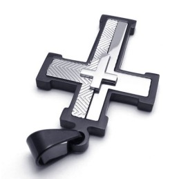 Επιδέξια Κατασκευή Χρώματος Λαμπρότητα Για Να Κερδίσει Θερμό Έπαινο Από Τους Πελάτες Σταυρό Κρεμαστό Κόσμημα Τιτανίου