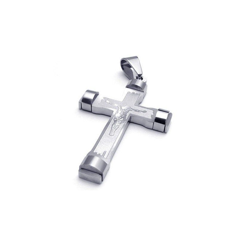 Λεπτά Επεξεργασμένη Λαμπρότητα Χρωμάτων Που Πωλείται Καλά Σε Όλο Τον Κόσμο Μενταγιόν Σταυρού Από Τιτάνιο