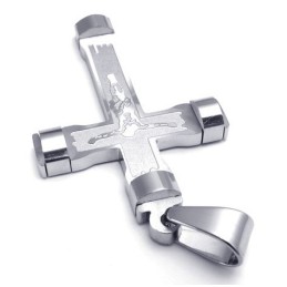 Λεπτά Επεξεργασμένη Λαμπρότητα Χρωμάτων Που Πωλείται Καλά Σε Όλο Τον Κόσμο Μενταγιόν Σταυρού Από Τιτάνιο