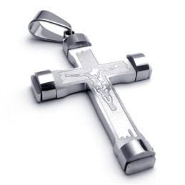 Λεπτά Επεξεργασμένη Λαμπρότητα Χρωμάτων Που Πωλείται Καλά Σε Όλο Τον Κόσμο Μενταγιόν Σταυρού Από Τιτάνιο