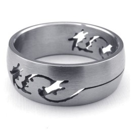 Δαχτυλίδι Τιτανίου Με Λαμπρότητα Χρώματος Τελευταίας Τεχνολογίας Και Σταθερή Ποιότητα