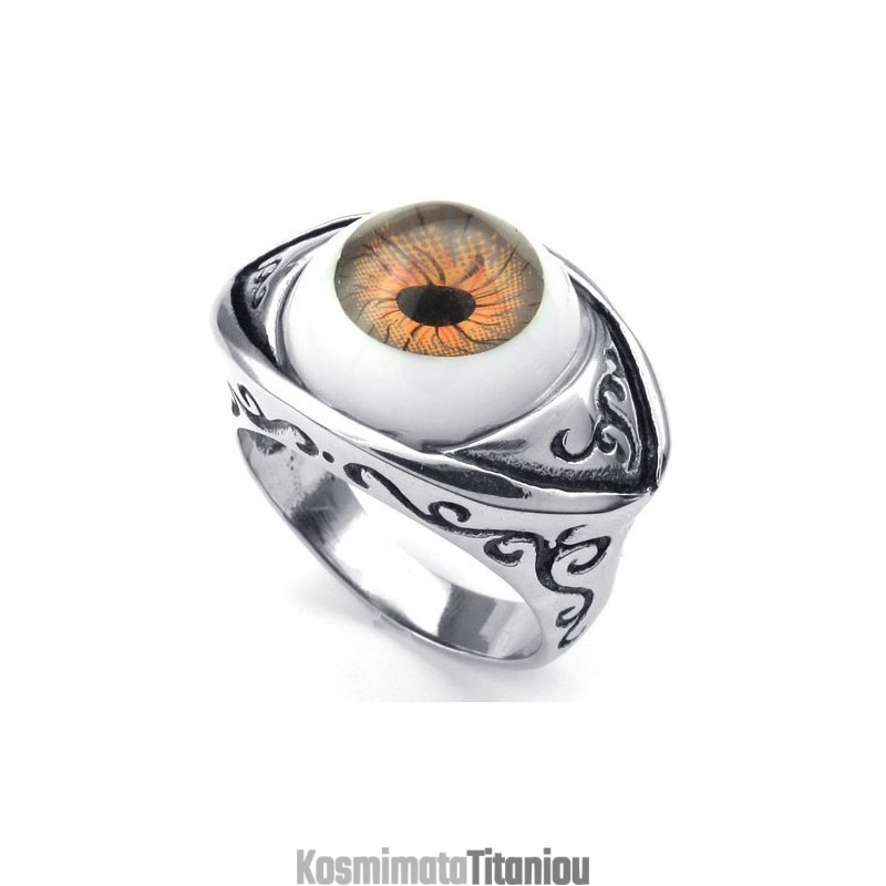 Δαχτυλίδι Τιτανίου Σταθερής Ποιότητας Με Όμορφο Σχεδιασμό Και Λαμπρότητα Χρώματος